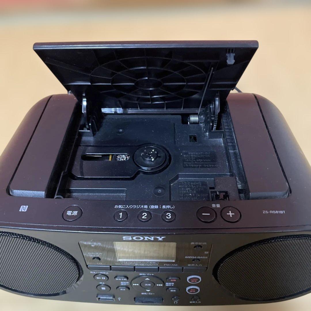 SONY　CDラジカセ　Bluetooth　ZS-RS81BT　2020年製