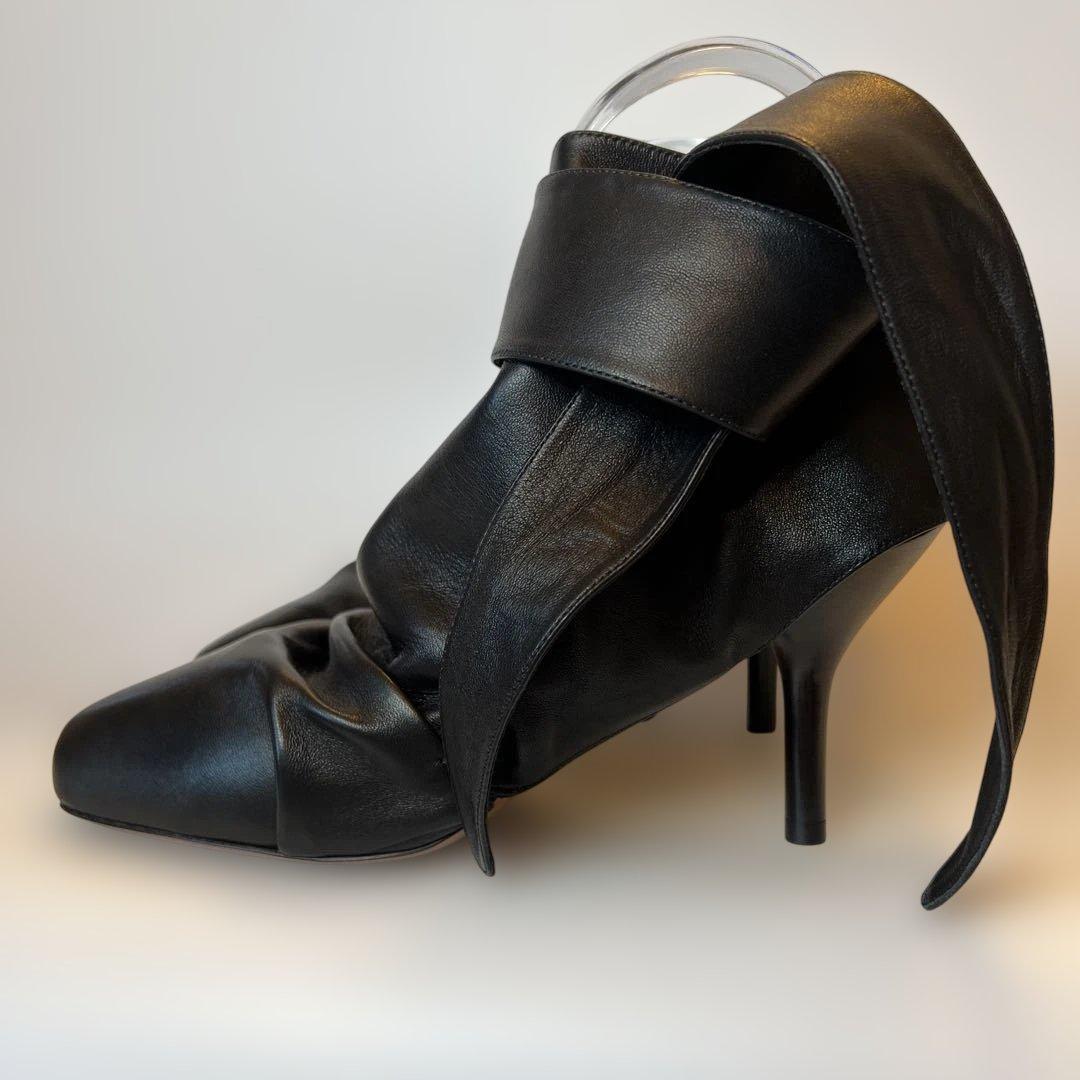 【新品☆未使用】CELINE セリーヌ フィービー期バックレスラムレザーパンプス