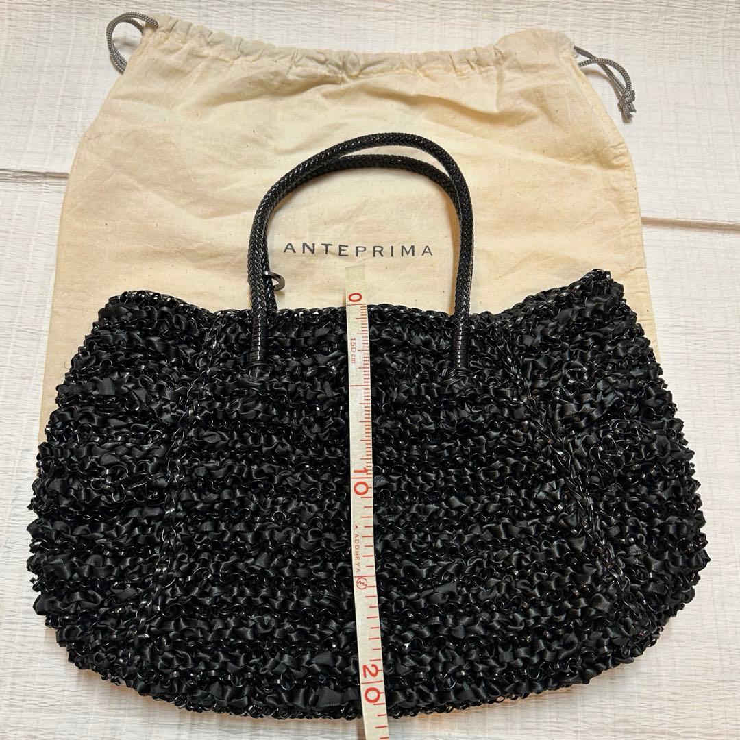 アンテプリマ 手提げバッグ ブラック