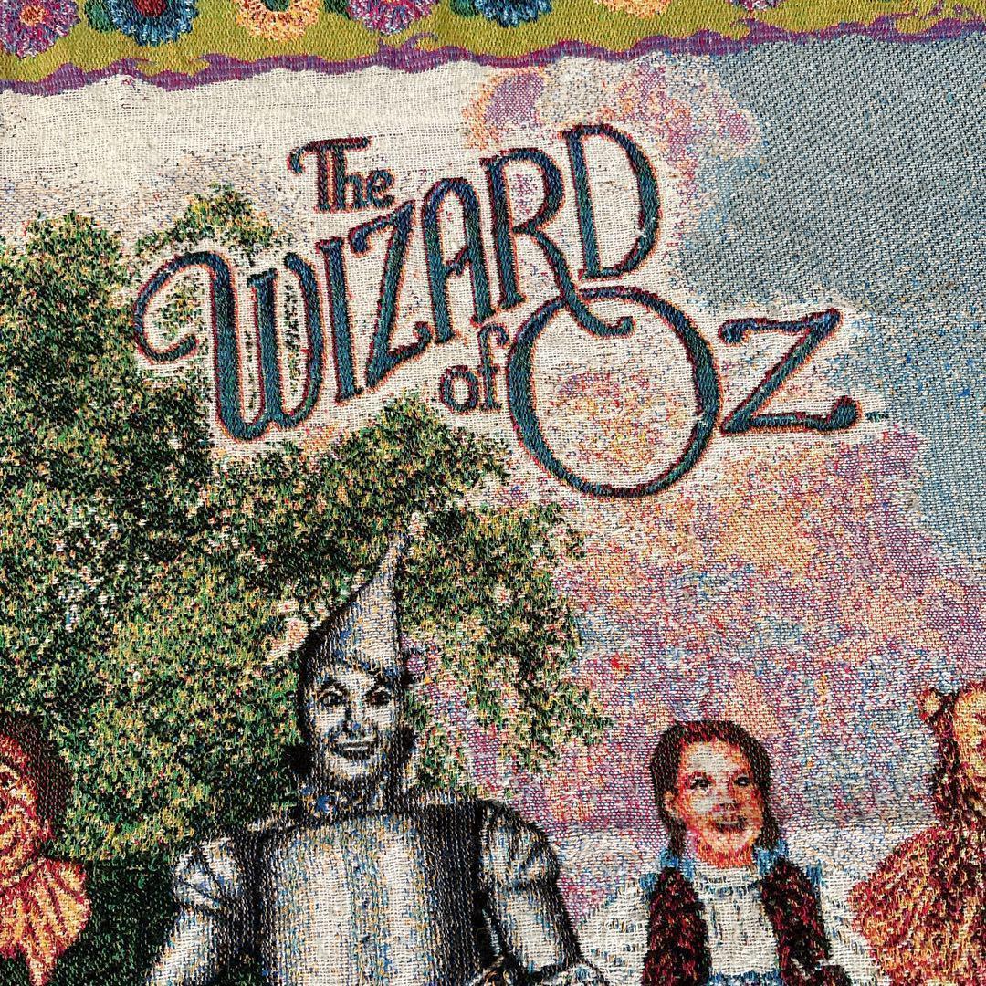 90s オズの魔法使い OZ ヴィンテージ ラグマット フリンジ カーペット▲