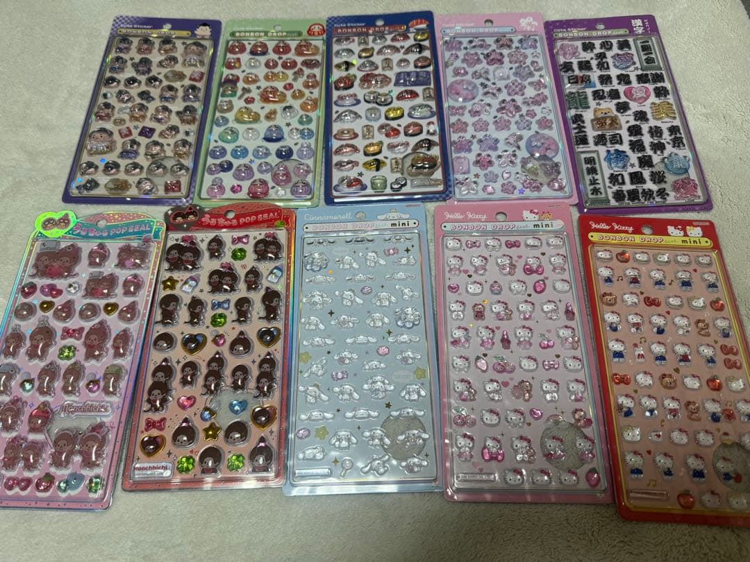 ボンボンドロップシール サンリオ 正規品 10種類