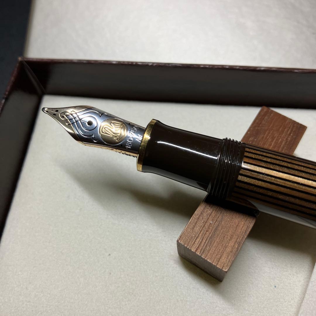 ペリカンM800 ブラウンブラック　中字　 試筆程度の美品