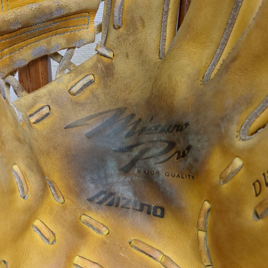 HAGA JAPAN 内野用 ミズノプロ 硬式用グローブ イエロー