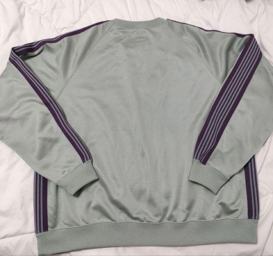 25ss ニードルス[NEEDLES]トラッククルーネックシャツ　サックス　XL