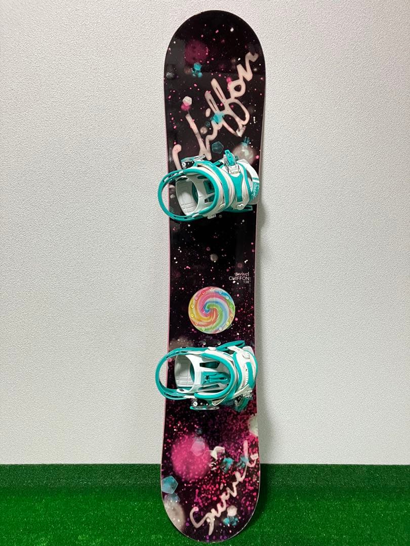 SWIVEL　スノーボードセット　138cm　ビンディングS　初心者オススメ