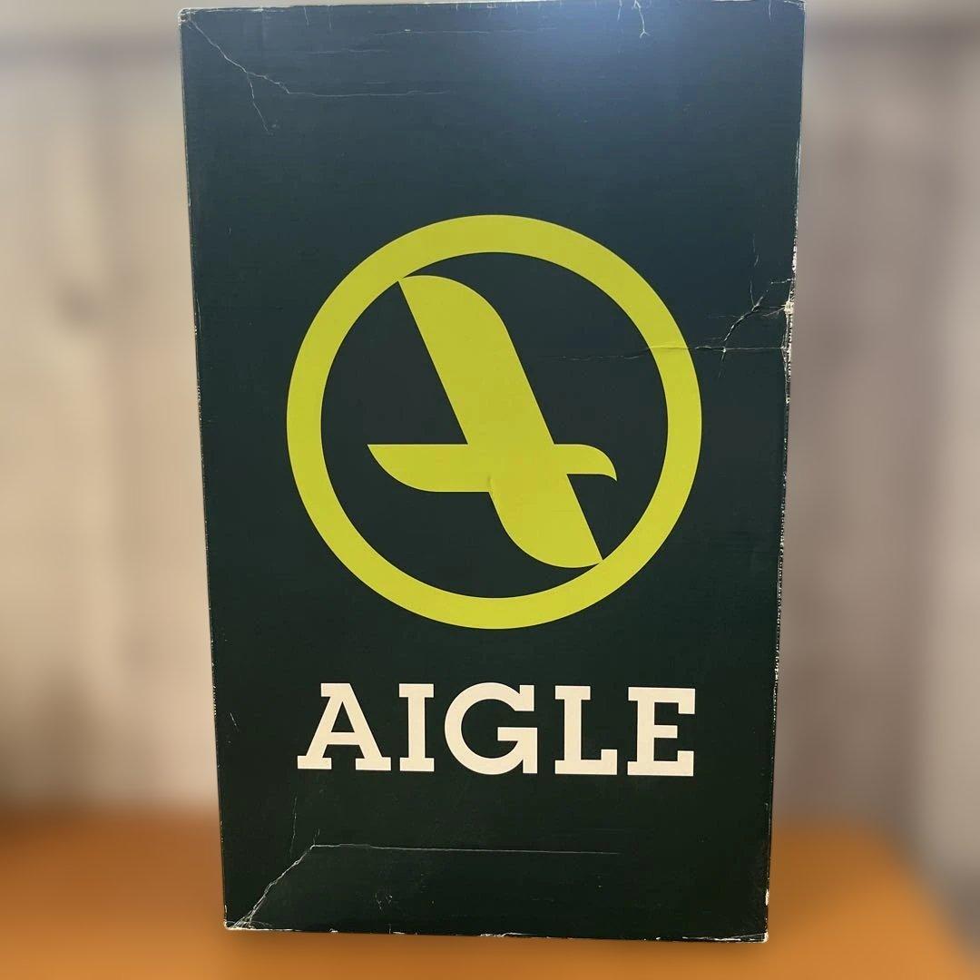 エーグル　AIGLE ダークブラウンレインブーツ 39 24.5cm 未使用品