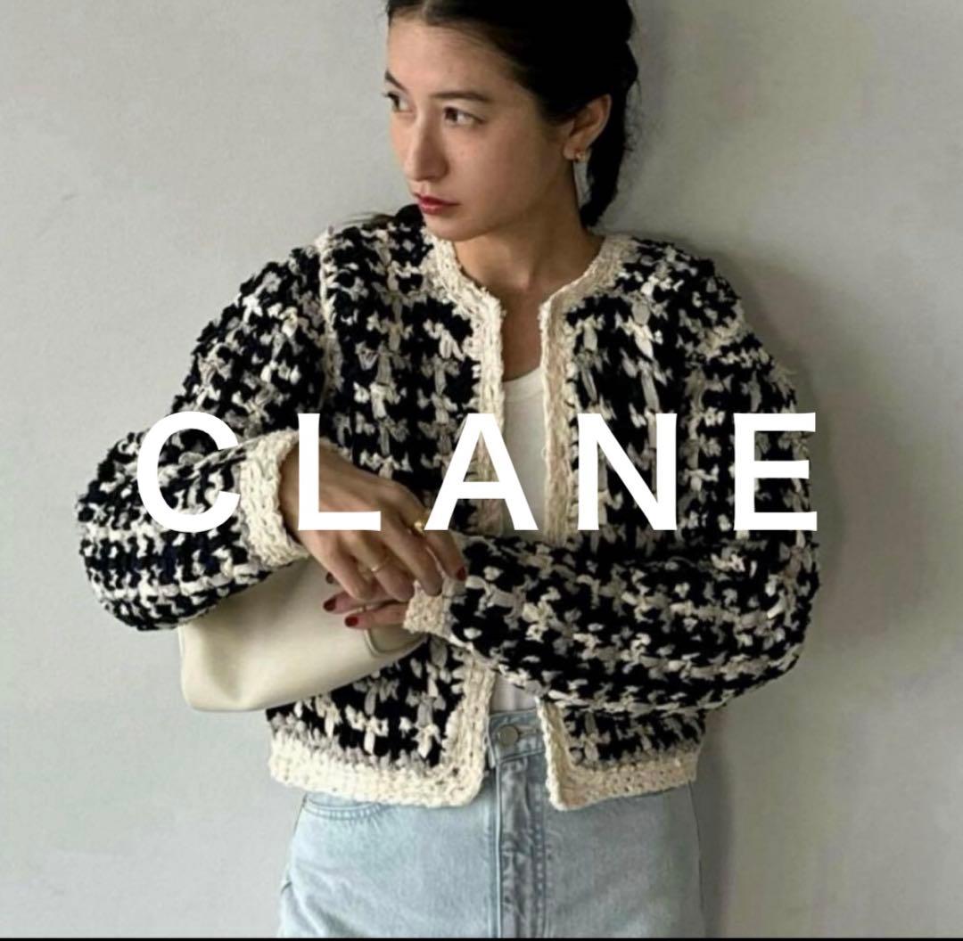 トップス CLANE VINTAGE TAPE HAND KNIT CARDIGAN