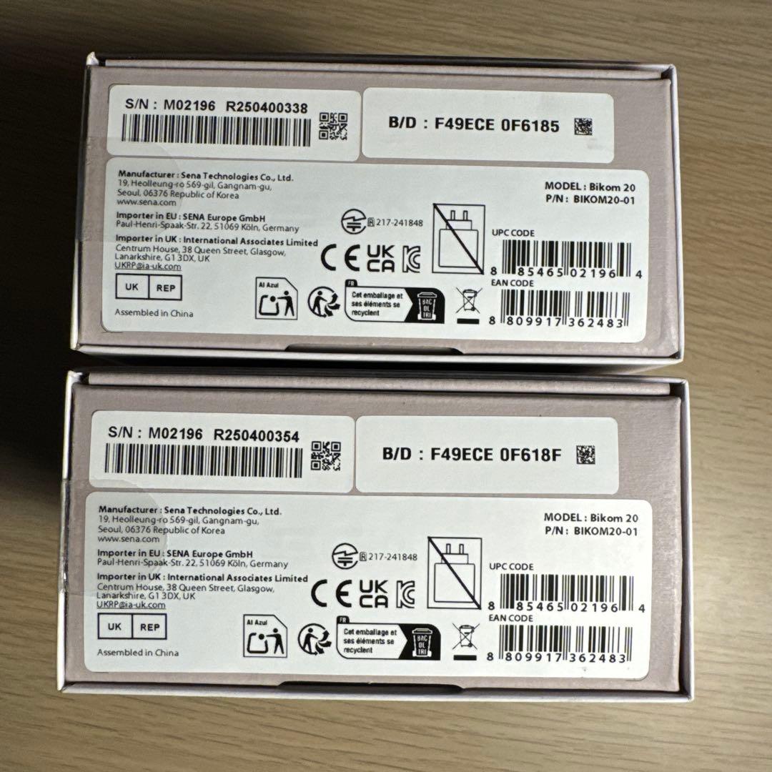 SENA Bikcom 20 2個セット