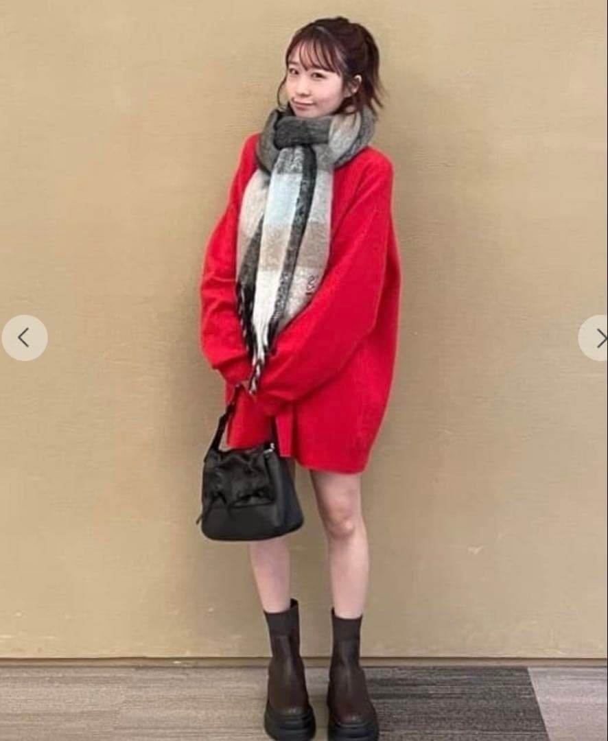 COCO DEAL オーバーニットミニワンピース