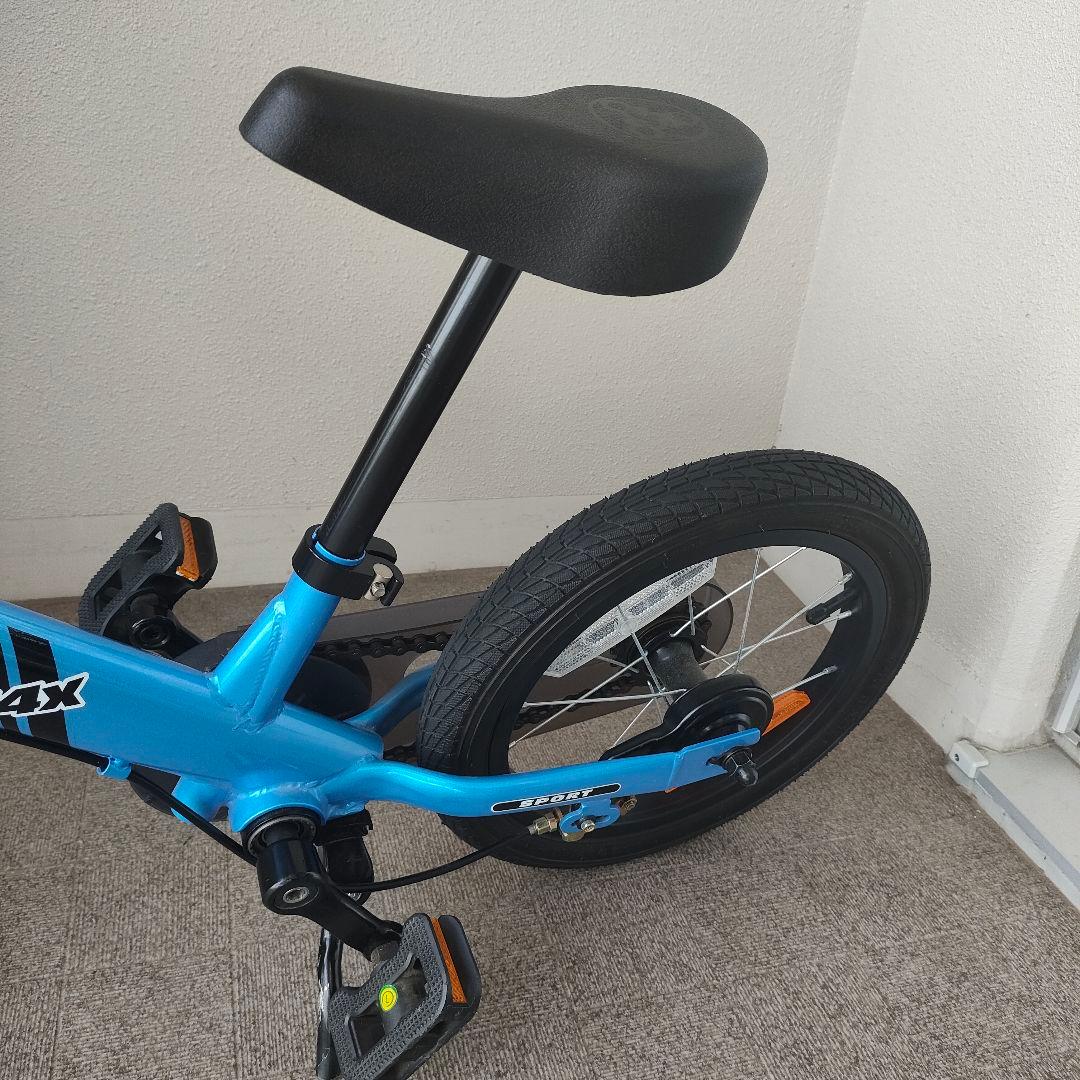 STRIDER 14インチ キッズ自転車 青 スタンド付　付属品付き
