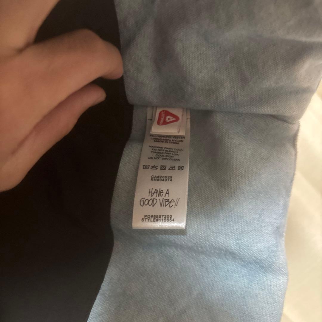 Stussy 22AW WASHED CANVAS VESTブルー M