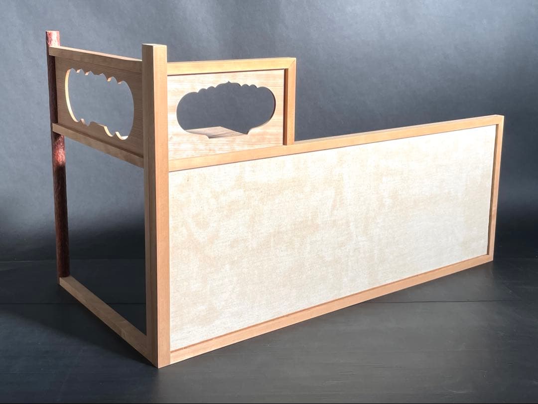 「母」 即中斎好み 台目棚 自在棚 組立式 紙箱 茶道具 （213⑨）