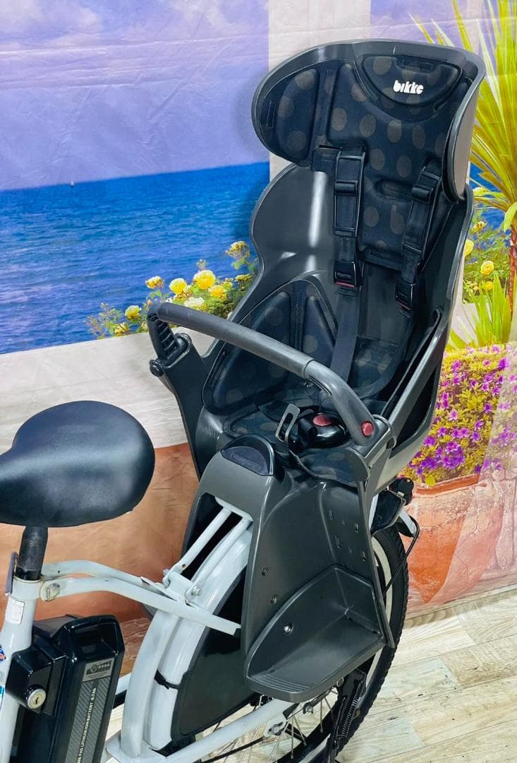 半年保証 ブリヂストン最上級モデル BIKKE2 ブルーグレー⭐️ 子Y2093