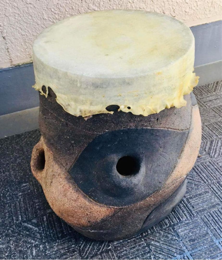 希少！作家もの陶器の太鼓　パーカッション