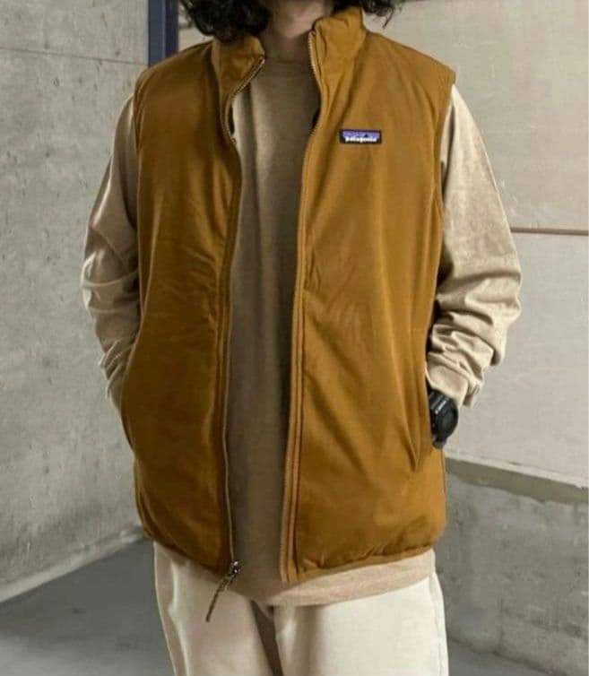 Patagonia 　リバーシブル・コットン・ダウン・ベスト