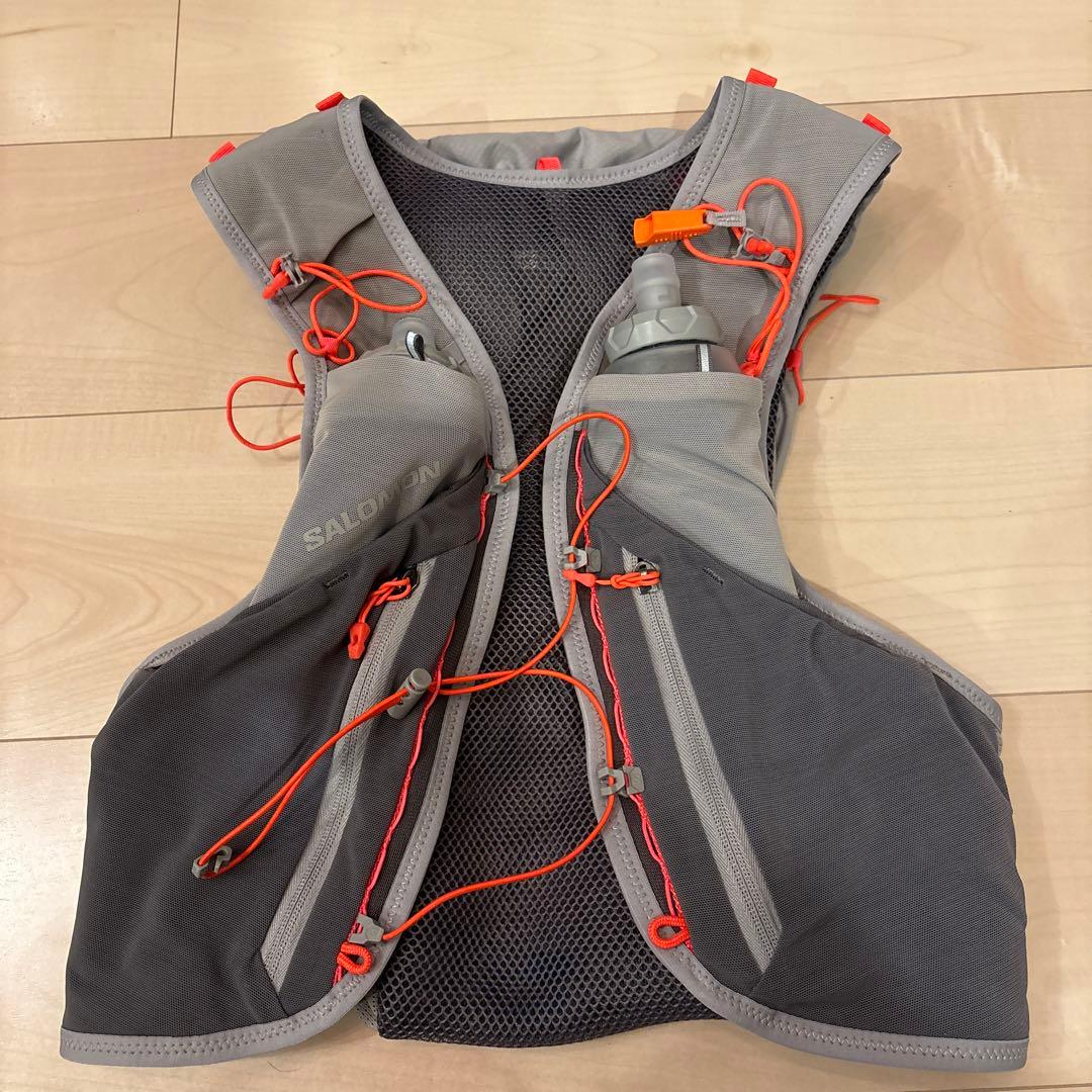 SALOMON トレイルランニングベスト ハイドレーションパック ボトル付き