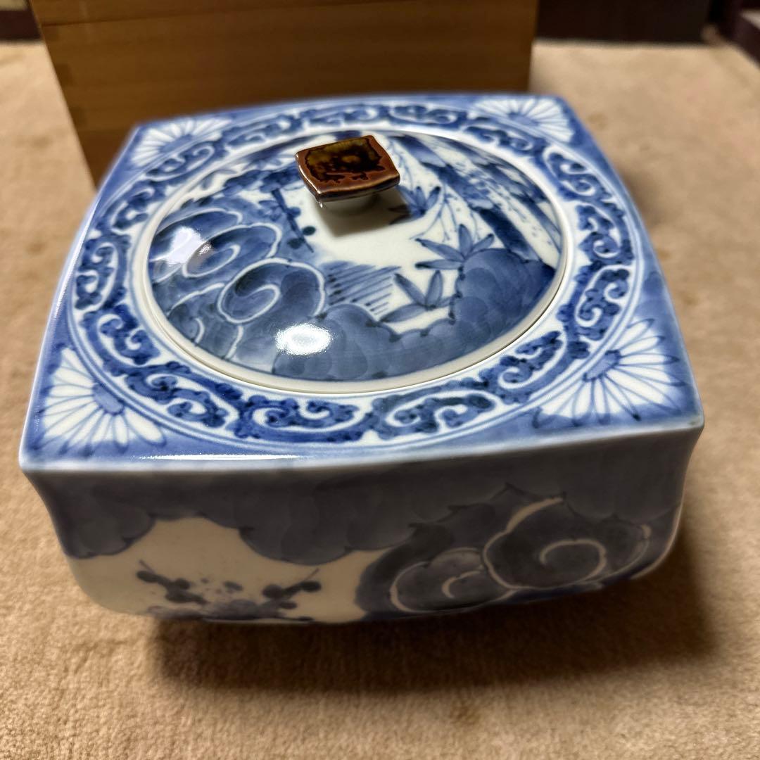 福泉窯　水指型蓋物　有田焼