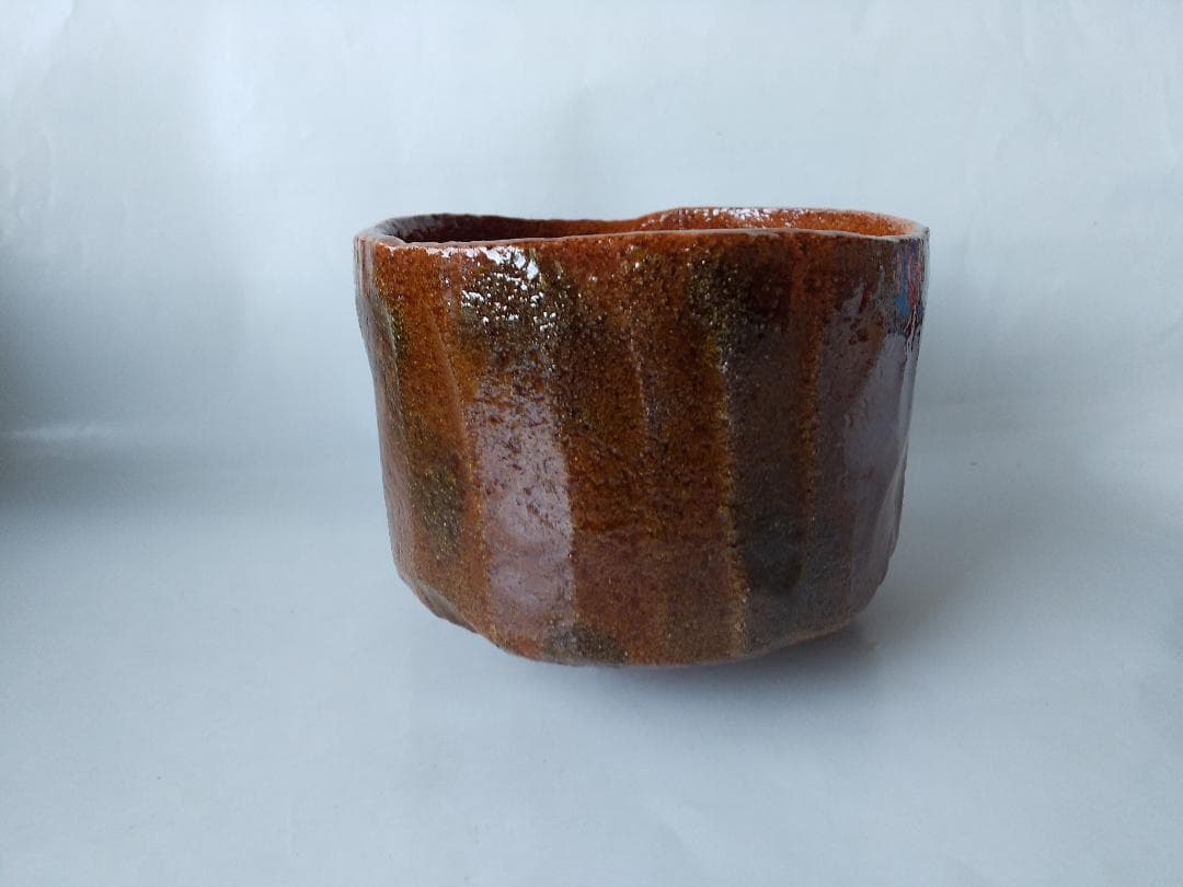 佐々木昭楽 飴楽 楽茶碗 楽焼 鶴の絵 共箱 共布 茶碗 茶道具 抹茶碗 新品