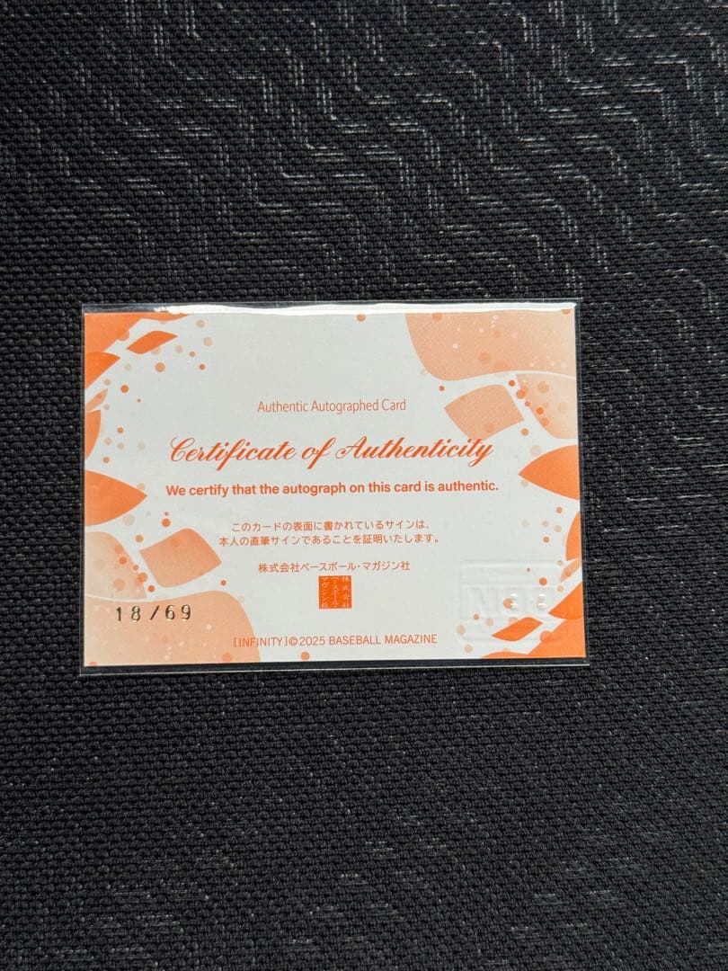 阿部詩 サイン入りカード 18/69