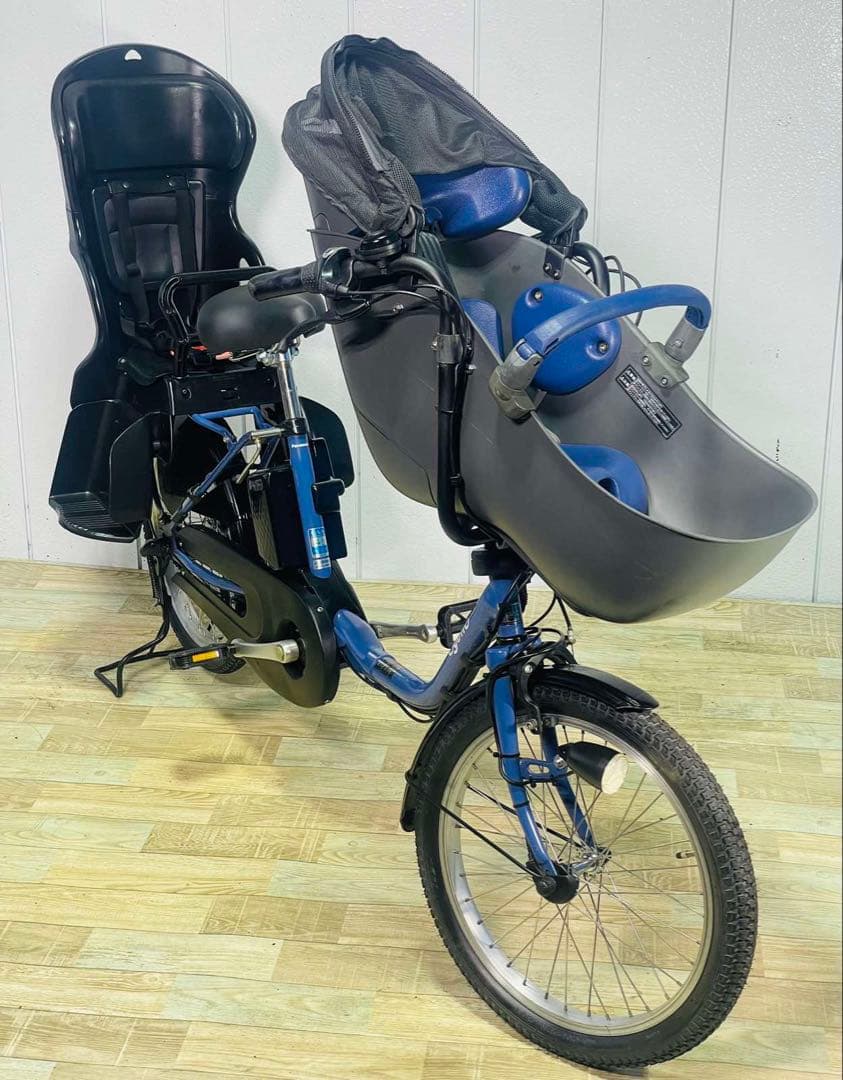 3153パナソニック16アンペア　3人乗り対応子供乗せ　電動アシスト自転車