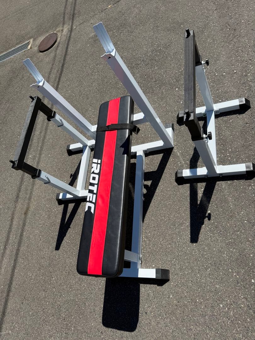 iROTEC トレーニングベンチ　セーフティバー　新潟