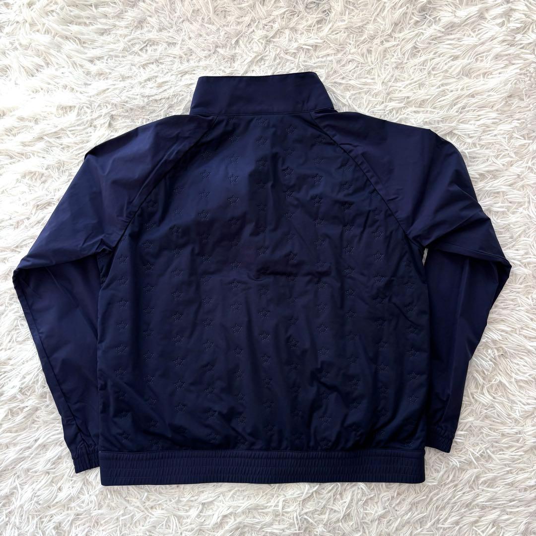 and per se ブルゾン ジップ ナイロン ネイビー ジップ ゴルフウェア