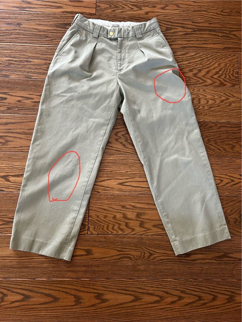 最終値下げ　FUMIKA_UCHIDA/CHINO TAPERED SLACKS