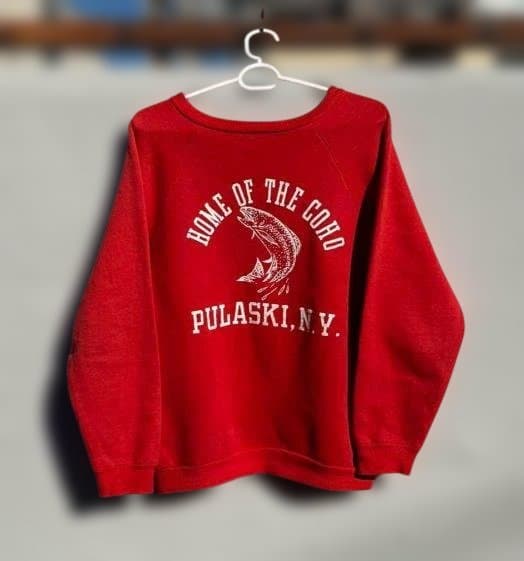 60s ヴィンテージ スウェット ラグランスリーブ　赤