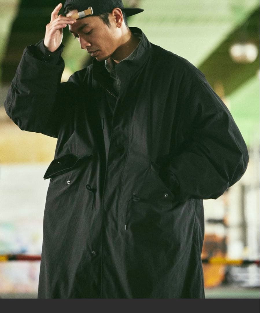 FREAK’S STOREフリークスストア モッズコート キルティングライナー黒