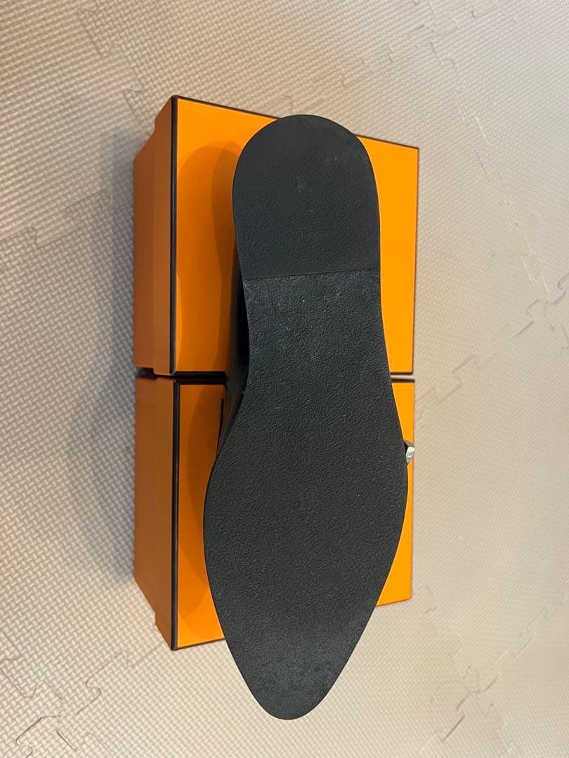 TOGA PULLA ブラックローファー フリンジ付き