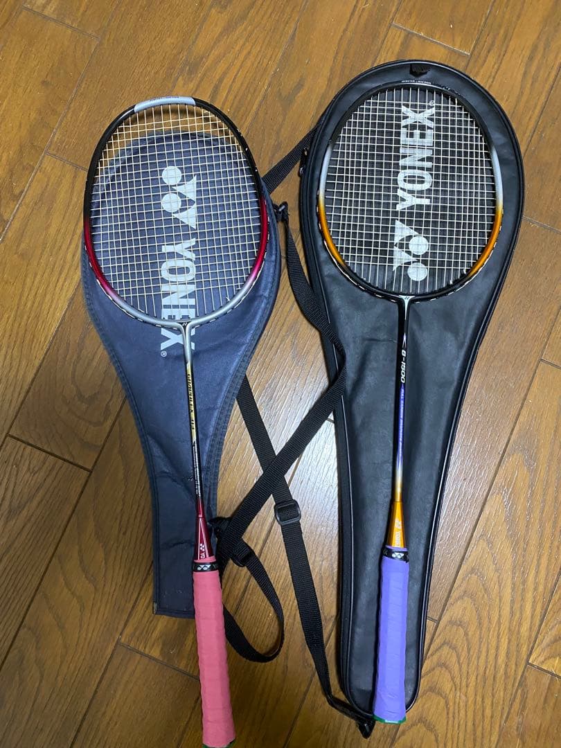 YONEX バドミントンラケット 2本セット