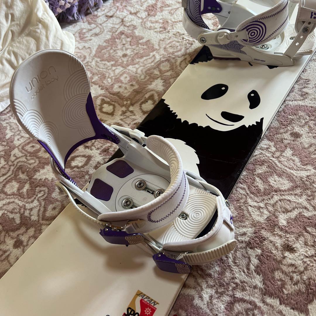 SPOON charm 142cm バイン付 スノーボードセット レディース子供