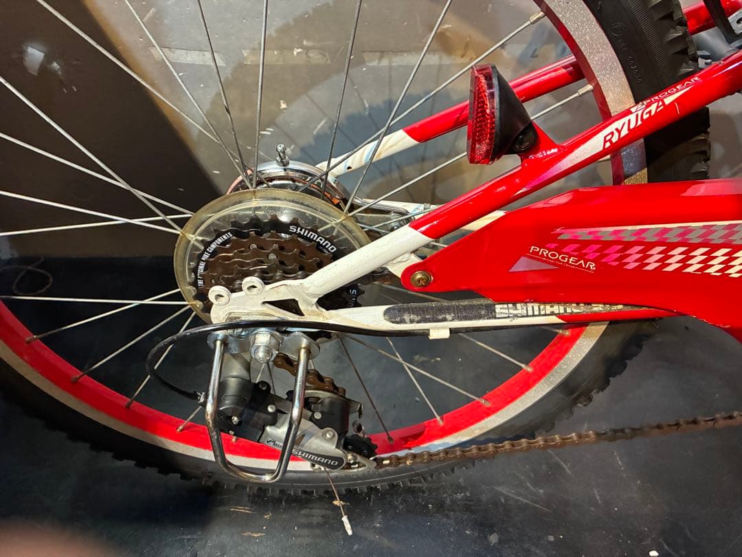 I4【大阪堺市/取引】キッズバイク PROGEAR 22インチ オートライト付き