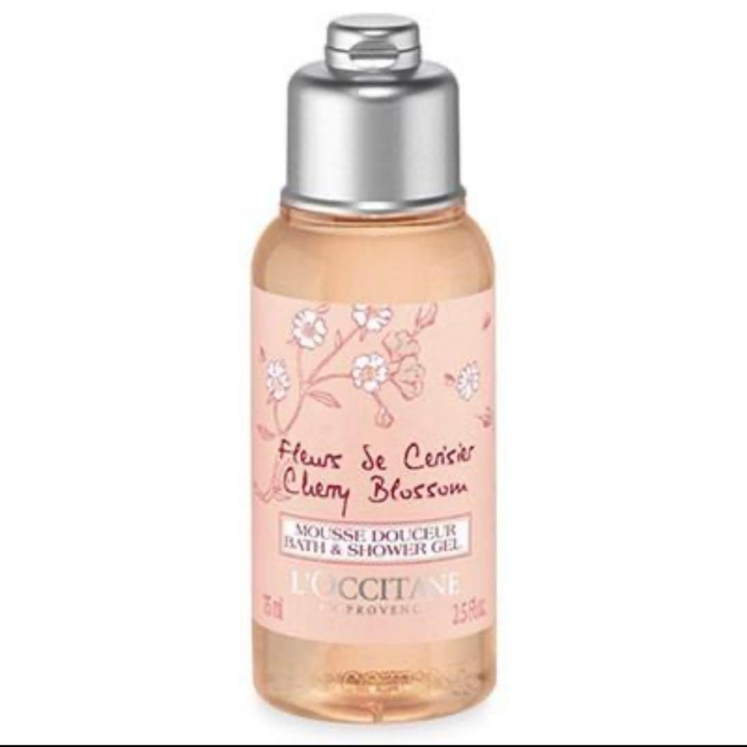 新品ロクシタン チェリーブロッサム ボディ&ハンド シャワージェル オイルセラム