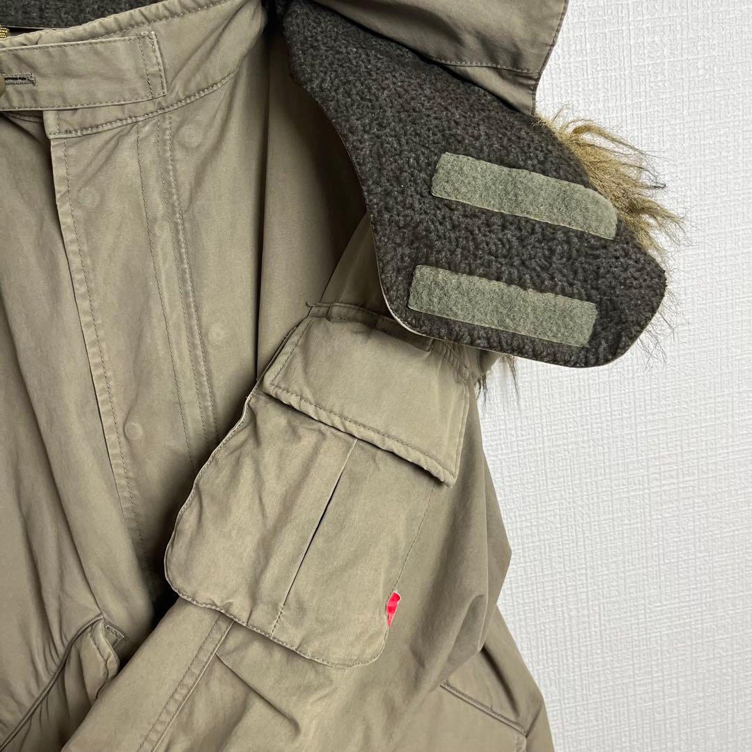 751 ダブルタップス初期M-51袖リブ付フェイクファー縁フードミリタリー仕様