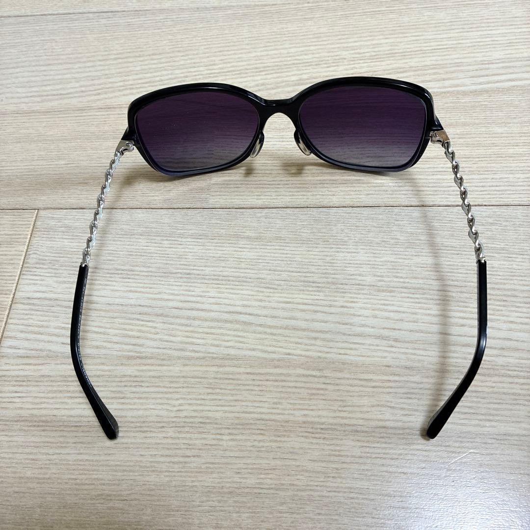 ★CHANEL★シャネル★サングラス ココマーク チェーン シルバー✖️黒