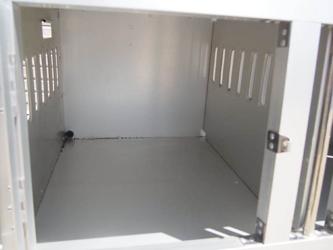 加納金属製作所 2連ドックケージ 軽量アルミ製 二匹 2頭用 仕切りあり　猟犬他