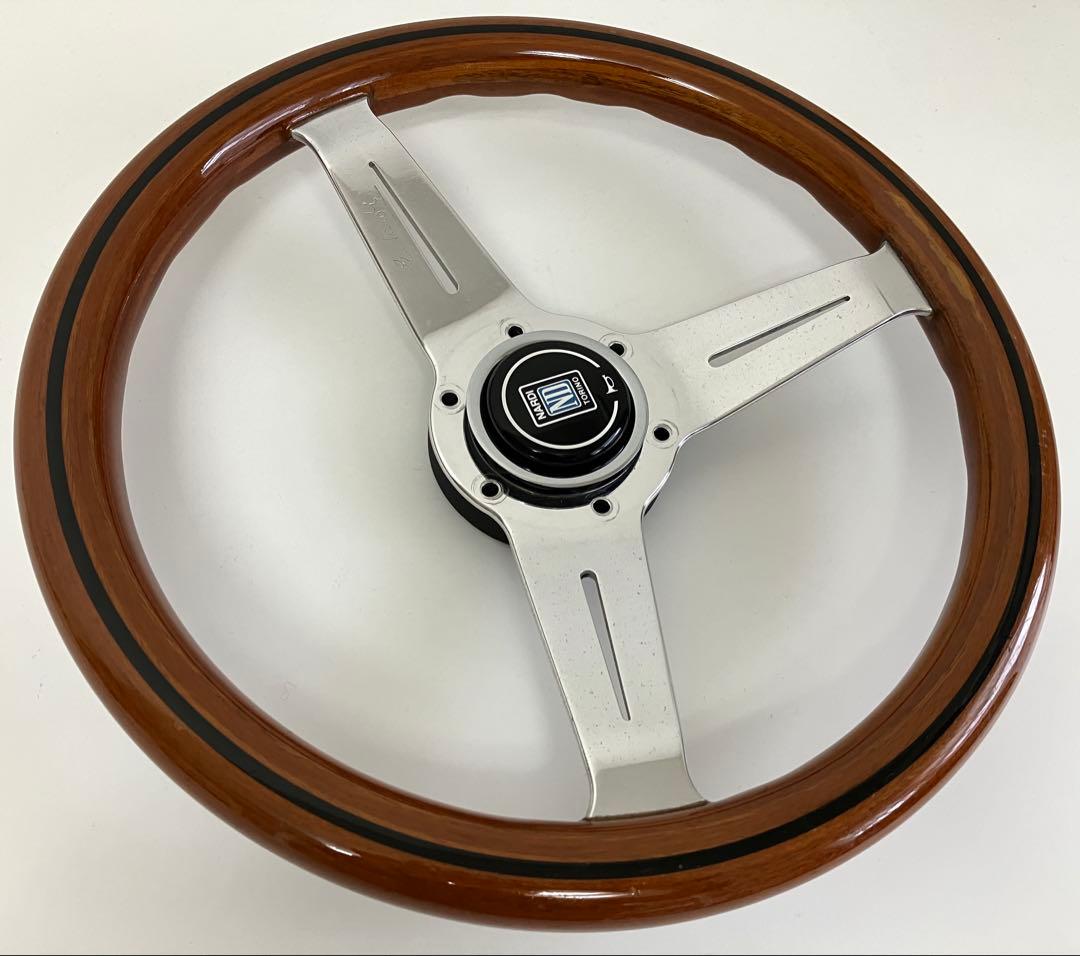 NARDI ナルディ ウッド ステアリング32.5cm /ホーンボタン/MOMO