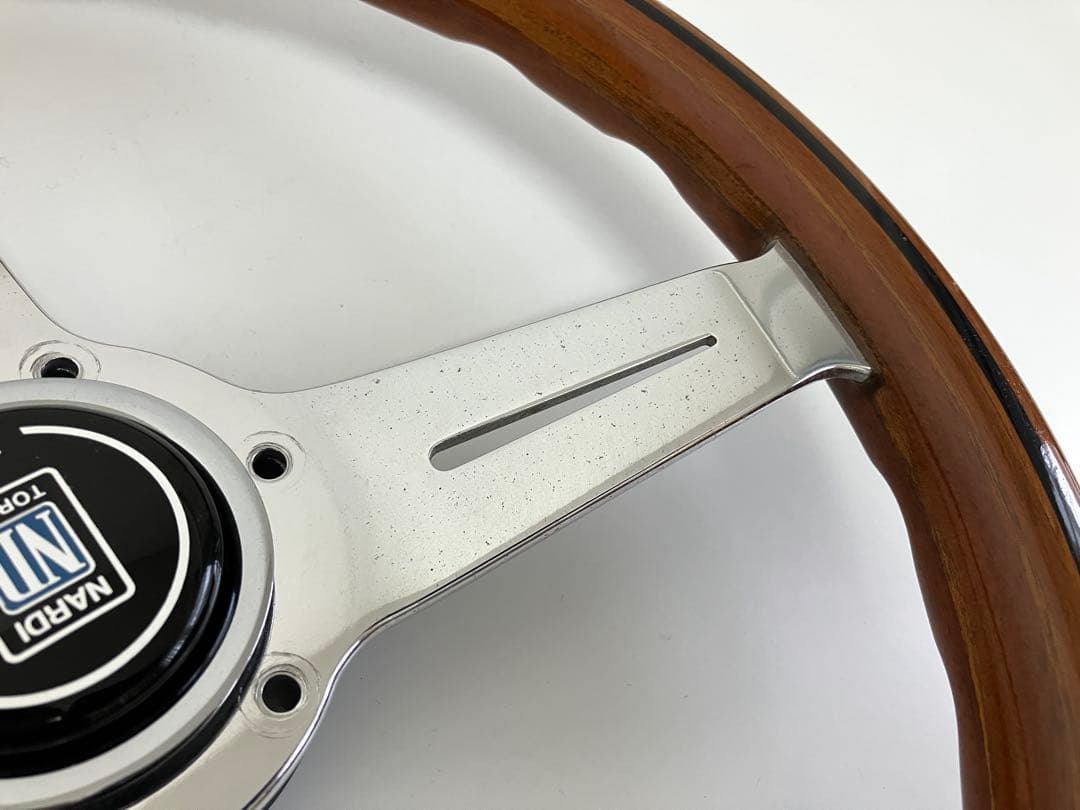 NARDI ナルディ ウッド ステアリング32.5cm /ホーンボタン/MOMO