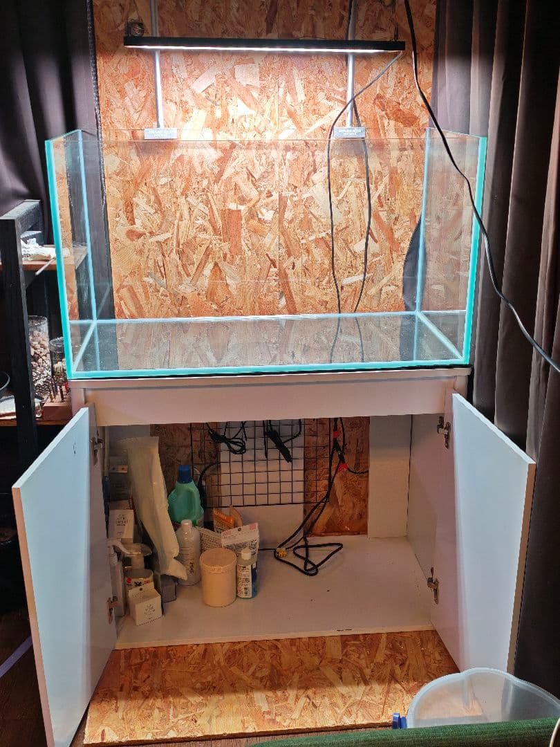 【引取限定】90cm水槽 ハイタイプ 高透過 おまけ付き