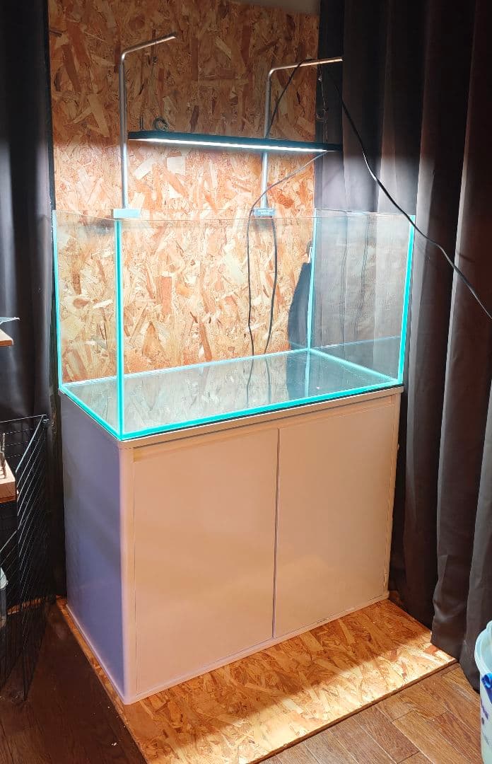 【引取限定】90cm水槽 ハイタイプ 高透過 おまけ付き