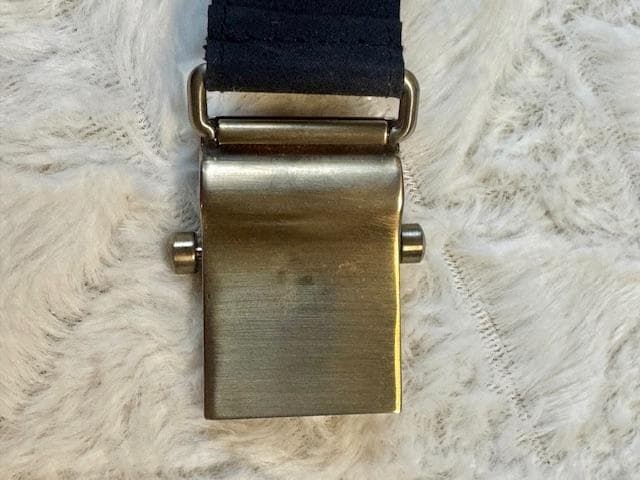 PRADAプラダガチャベルトシルバー ロゴ バックル