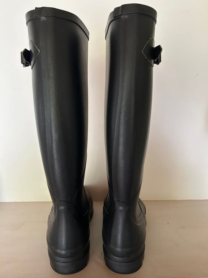 新品未使用　AIGLE ブラック 長靴　38