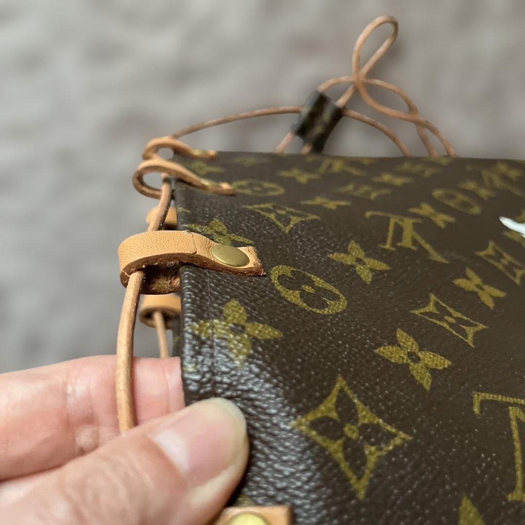 値下　h.myriad リメイクモノグラム バッグ 巾着