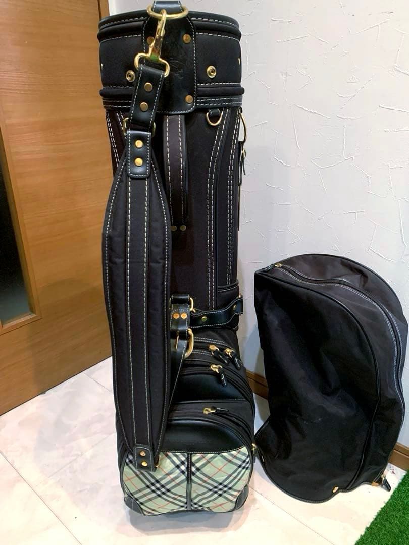 希少　完売　バーバリー　ゴルフ　キャディバッグ　メンズ　レディース