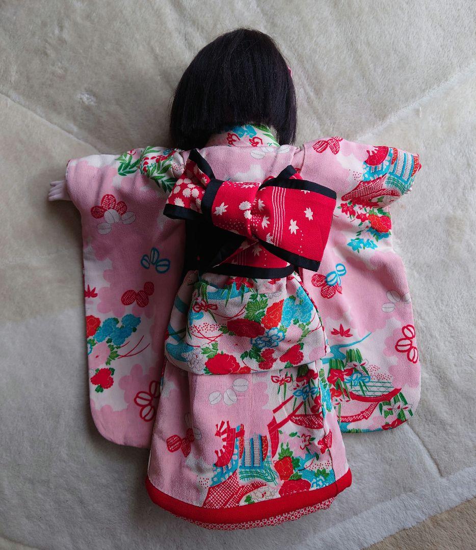 大正期　光龍斎　人毛張替え+修復　15号52cm お着物お任せ　お人形だけでも可