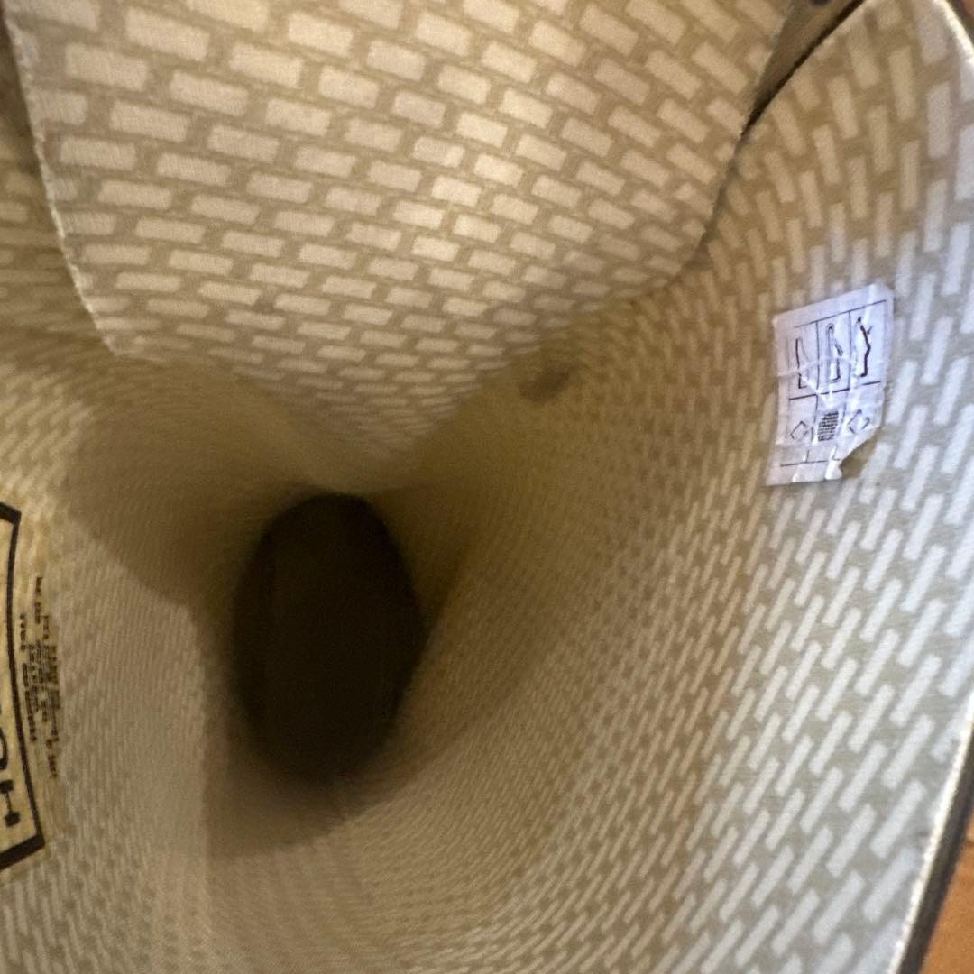 HUNTER ブラック ロングブーツ　UK6サイズ