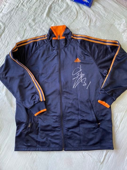 阪神 タイガース 岩田 選手 実使用 直筆サイン ジャージ アディダス