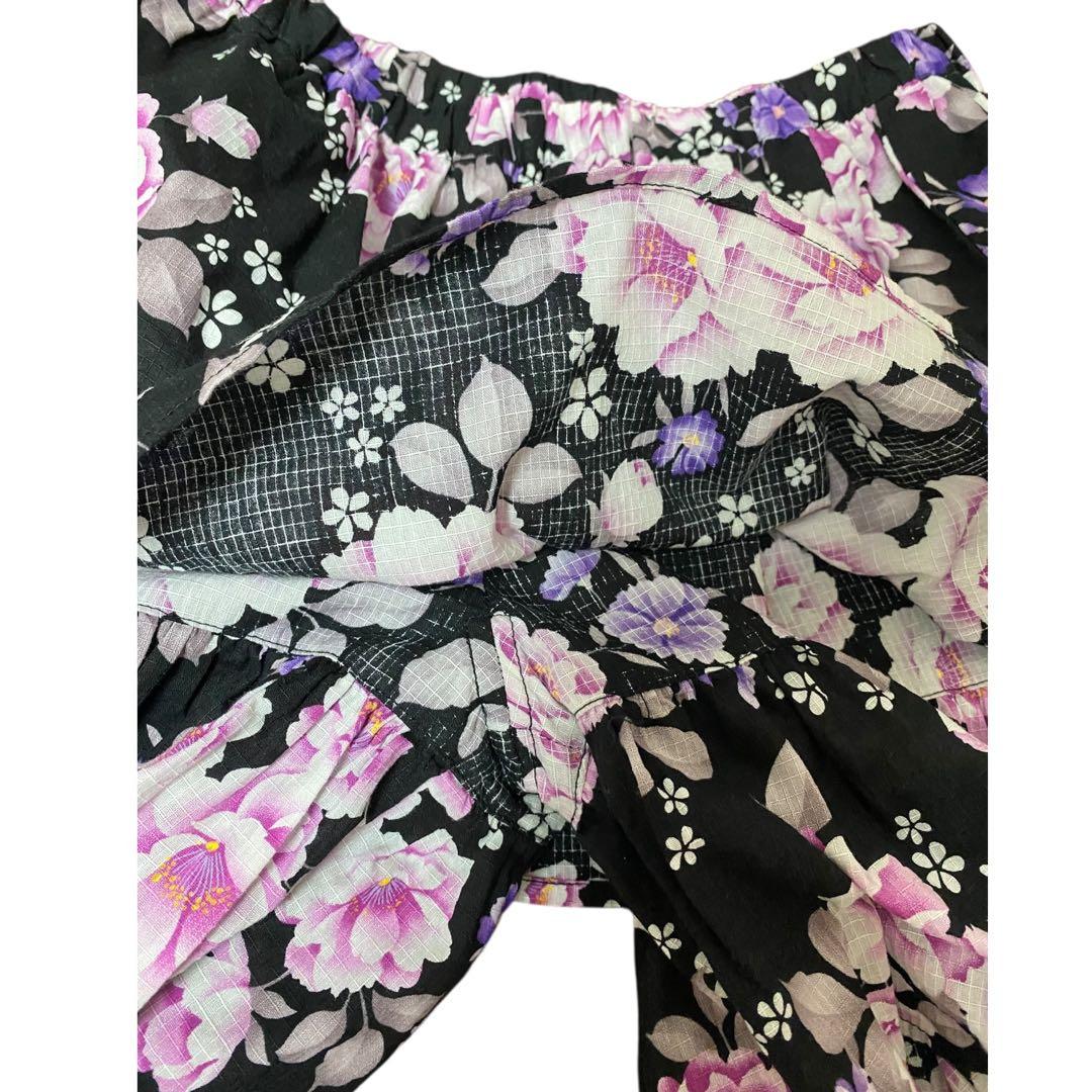 Y2K 大人用 浴衣ドレス 帯2点セット 姫ギャル 平成GAL