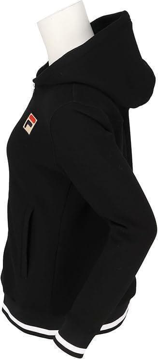 フィラ　FILA　テニスウェア　レディース　L　フルジップパーカー　ブラック